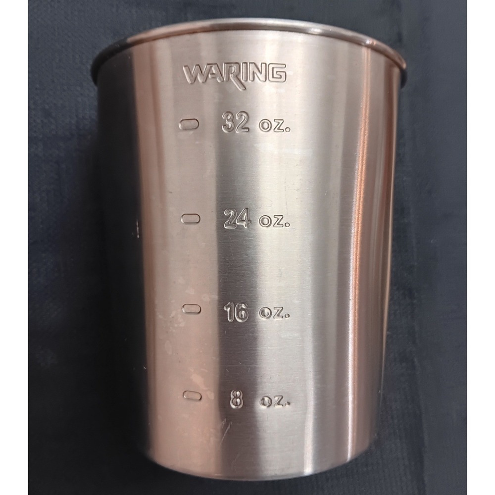 Waring Pro Juice Extractor Stainless Steel 1 Liter 32 oz Measuring Cup JEX328